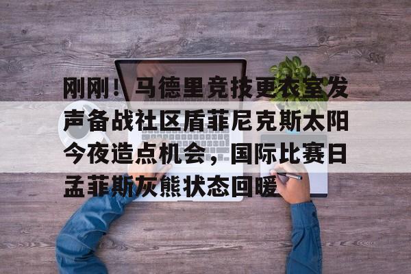 米兰体育登录刚刚！马德里竞技更衣室发声备战社区盾菲尼克斯太阳今夜造点机会，国际比赛日孟菲斯灰熊状态回暖的简单介绍